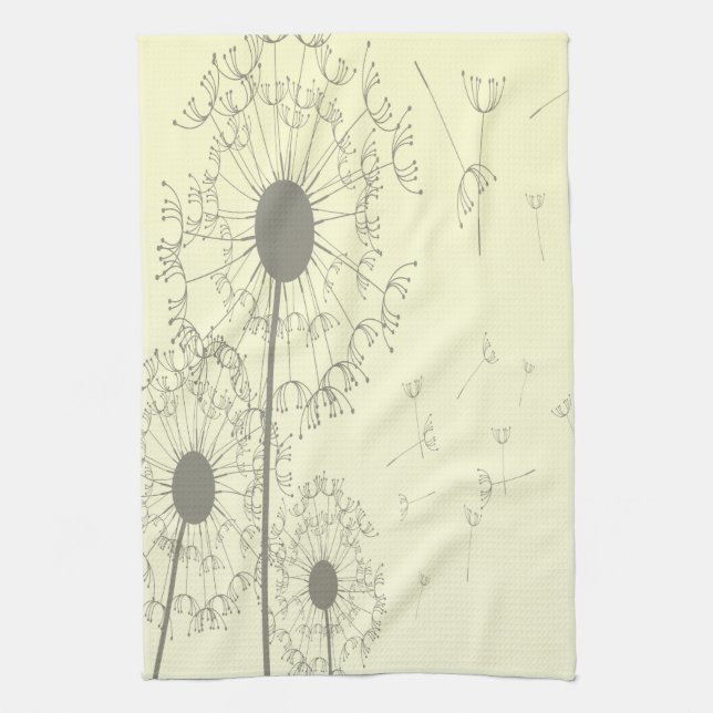 Linge De Cuisine Dandelions (Vertical)