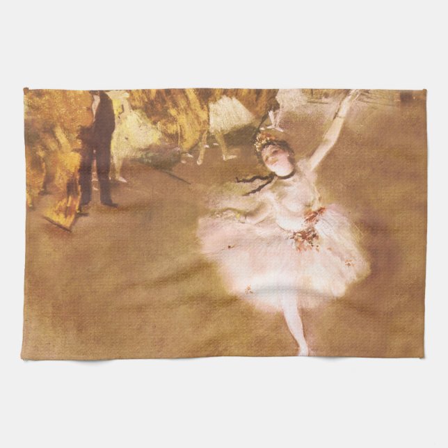 Linge De Cuisine Danseur de ballet Diplôme de la peinture étoile (Horizontal)