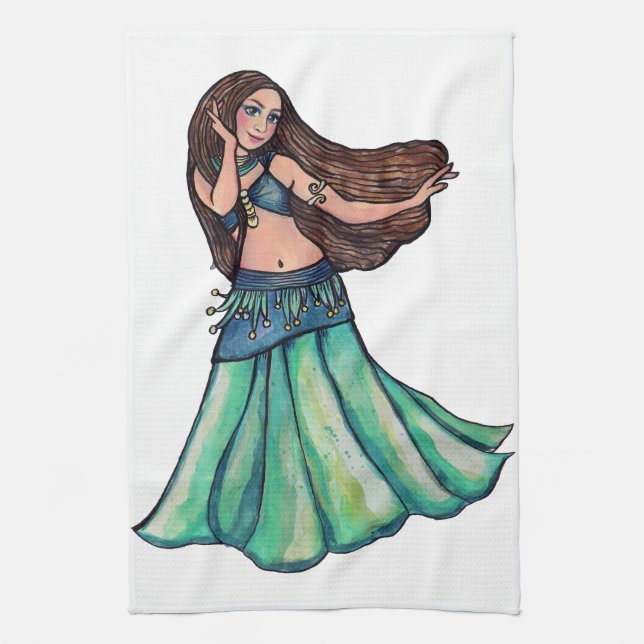 Linge De Cuisine Danseuse du ventre (Vertical)
