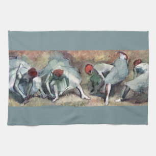 Linge De Cuisine Danseuses Lacant leurs Chaussures par Edgar Degas