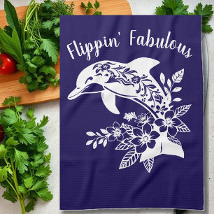 Linge De Cuisine Dauphin-Hawaii-pêcheur Core-Blue