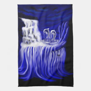 Linge De Cuisine Dauphins, Main du temps