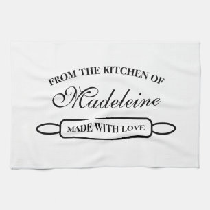 Linge De Cuisine De la cuisine de l'élégant fait avec amour coutume