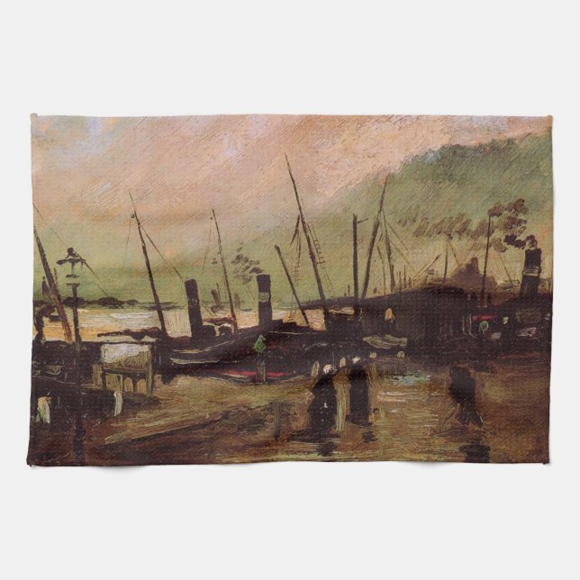 Linge De Cuisine De Ruijterkade in Amsterdam par Vincent van Gogh (Horizontal)