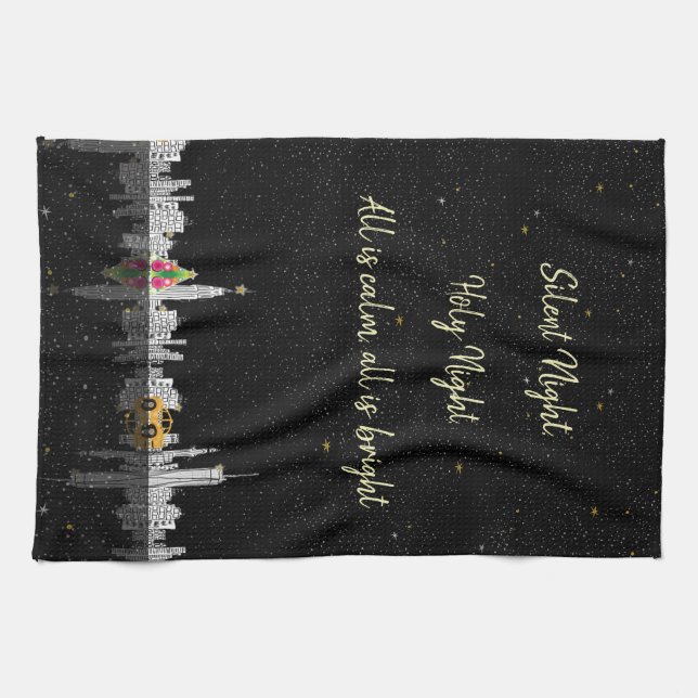 Linge De Cuisine Décor saisonnier Noël Coussin (Horizontal)