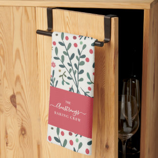 Linge De Cuisine Delantal de Navidad para familia | Ramas verdes di