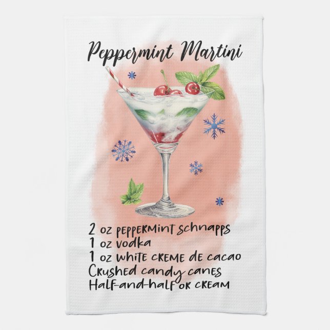 Linge De Cuisine Délice culinaire : Recette de menthe à la menthe (Vertical)