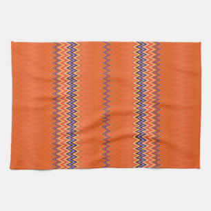 Linge De Cuisine Délice d'automne en zigzag