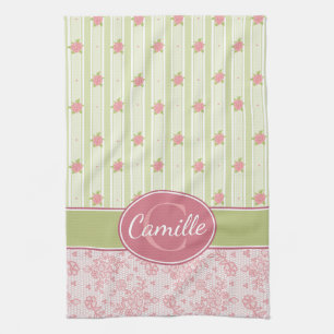 Linge De Cuisine Dentelle personnalisée et jardin anglais