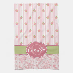 Linge De Cuisine Dentelle personnalisée et jardin anglais