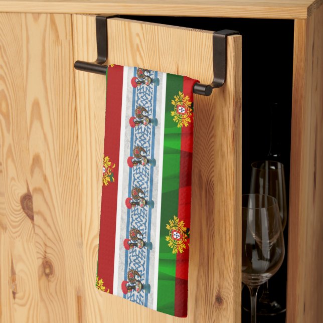 Linge De Cuisine Design portugais (Pliage en tiers)