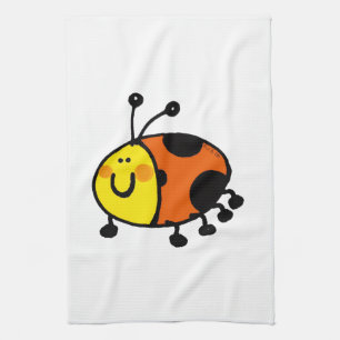 Linge De Cuisine Dessin animé de coccinelle mignonne