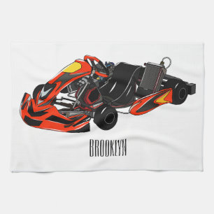 Linge De Cuisine dessin animé de Kart racing
