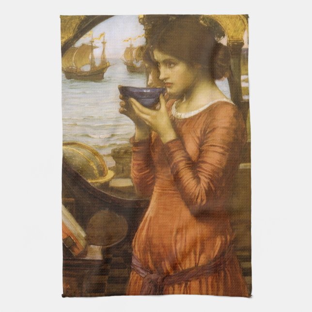 Linge De Cuisine Destin par John William Waterhouse (Vertical)