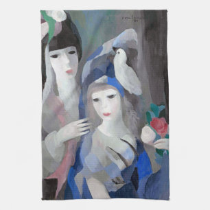 Linge De Cuisine Deux dame et une colombe, Marie Laurencin