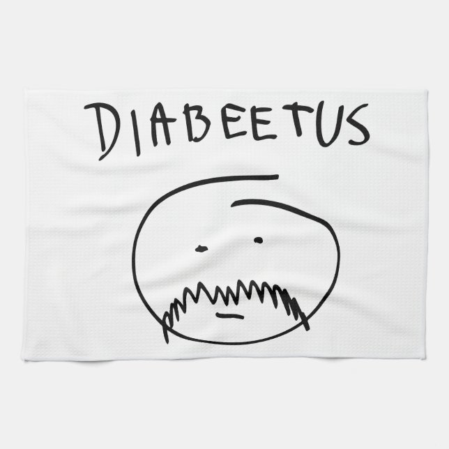 Linge De Cuisine Diabeetus (version de croquis) (Horizontal)