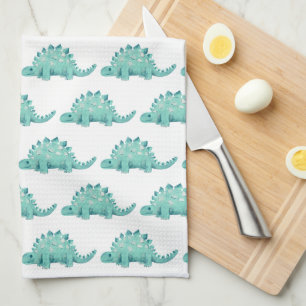 Linge De Cuisine Dinosaure mignon motif Stégosaure