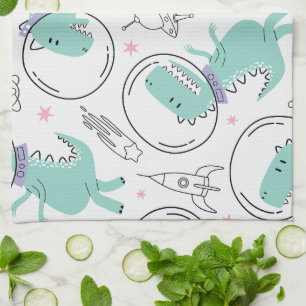 Linge De Cuisine Dinosaures de l'espace, Dinosaures mignons, Navire