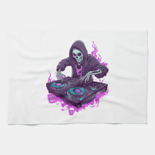 Linge De Cuisine DJ Skeleton
