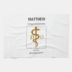 Linge De Cuisine Docteur en ostéopathie Diplôme Félicitations