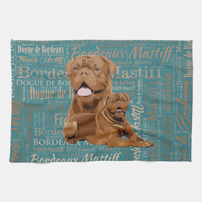 Linge De Cuisine Dogue de Bordeaux - mastiff français (Horizontal)
