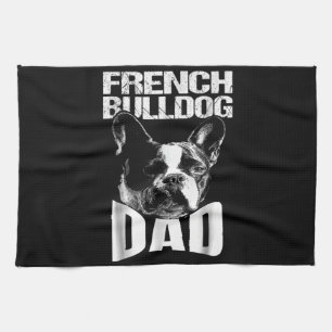 Linge De Cuisine Don de chien French Bulldog Papa