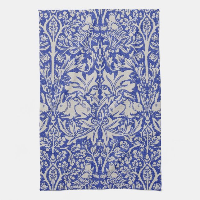 Linge De Cuisine Dove et Rabbit, William Morris (Vertical)