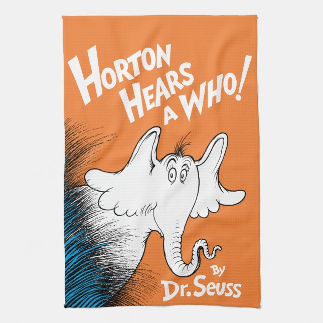 Linge De Cuisine Dr Seuss | Horton Entend un qui livre (Vertical)
