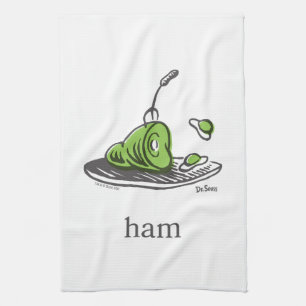 Linge De Cuisine Dr. Seuss Les Œufs verts au ham
