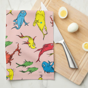 Linge De Cuisine Dr. Seuss   Un Poisson Deux Poissons Motif