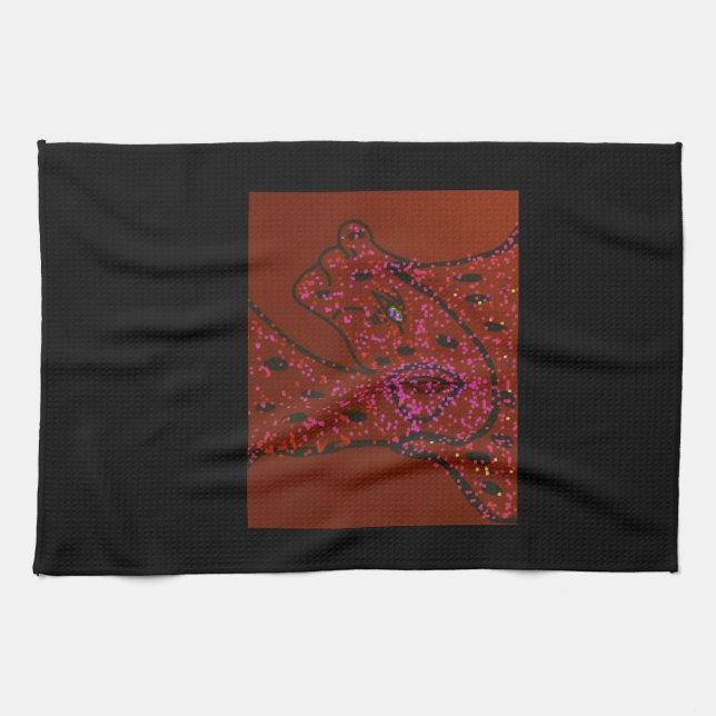 Linge De Cuisine Dragon Emperor Kitchen Towel (Horizontal)