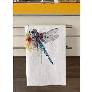 Linge De Cuisine Dragonfly colorée personnalisable