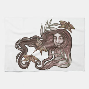 Linge De Cuisine Dragonfly Goddess Les amoureux de la nature été