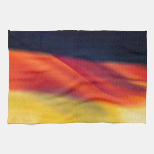 Linge De Cuisine Drapeau allemand (Horizontal)