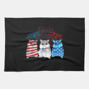 Linge De Cuisine Drapeau américain 4 juillet Joyeux Cochon De Guiné