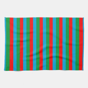 Linge De Cuisine drapeau azerbaïdjanais bandes pays symbole motif r