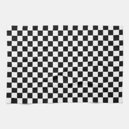 Linge De Cuisine Drapeau Checkered