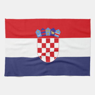Linge De Cuisine Drapeau de Croatie