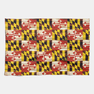 Linge De Cuisine Drapeau de cuisine Wood Maryland