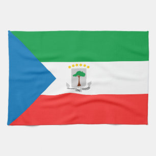 Linge De Cuisine Drapeau de Guinée équatoriale