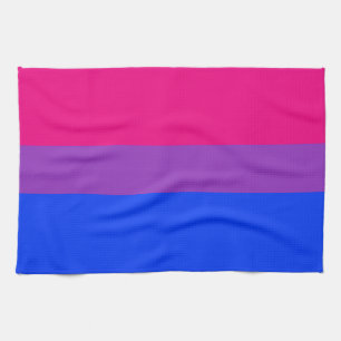 Linge De Cuisine Drapeau de la fierté bisexuelle