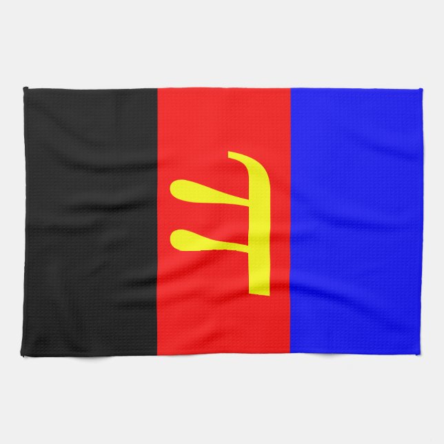 Linge De Cuisine Drapeau de la Fierté polyamérale (Horizontal)