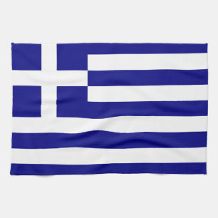 Linge De Cuisine Drapeau de la Grèce