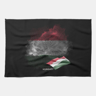 Linge De Cuisine Drapeau de la Hongrie
