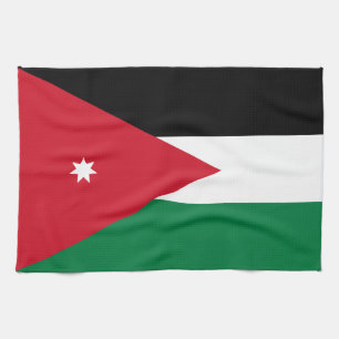 Linge De Cuisine Drapeau de la Jordanie