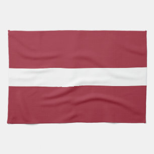 Linge De Cuisine Drapeau de la Lettonie