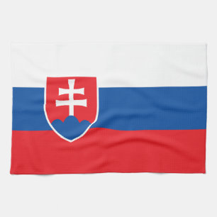 Linge De Cuisine Drapeau de la Slovaquie