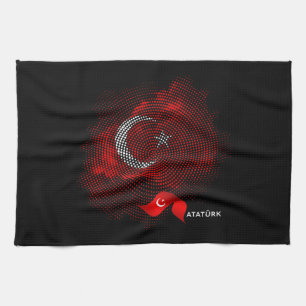 Linge De Cuisine Drapeau de la Turquie