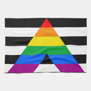 Linge De Cuisine Drapeau de l'allié LGBTQ+