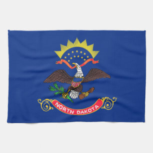 Linge De Cuisine Drapeau de l'État du Dakota du Nord